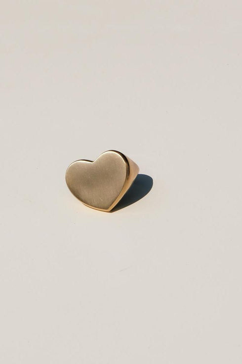 LOLA'S HEART RING GOUD